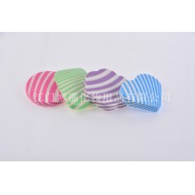 Latex two-color sponge puff